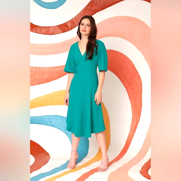 Donna Morgan Dresses & Skirts - Donna Morgan Midi Wrap Style Day Dress